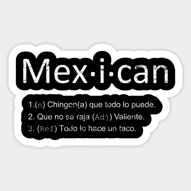 Mex.i.can Sticker by Uniq_Designs